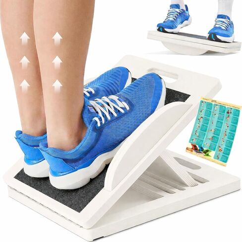 slant Board Turns Into balance board - Premium Calf Stretcher and Wobble Board for Effective Calf Stretching and Squats in Saudi Arabia