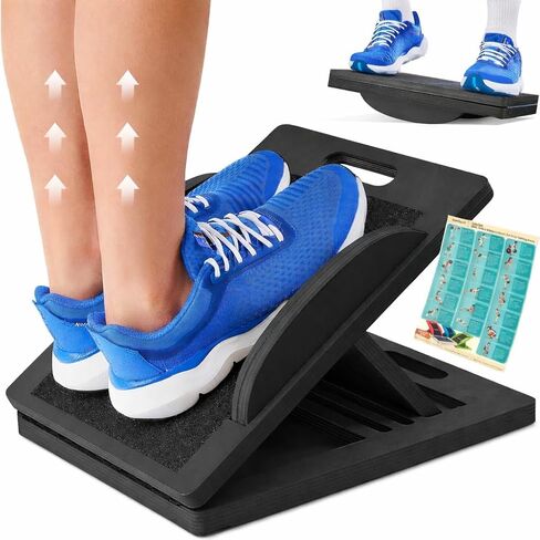 slant Board Turns Into balance board - Premium Calf Stretcher and Wobble Board for Effective Calf Stretching and Squats in Saudi Arabia