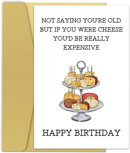 Funny Pickle Birthday Card for Men Women Kids, Humorous Birthday Cards for Friends & Family, Unique Food Pun Gift for Him Her, How Do Pickles Celebrate? in Saudi Arabia