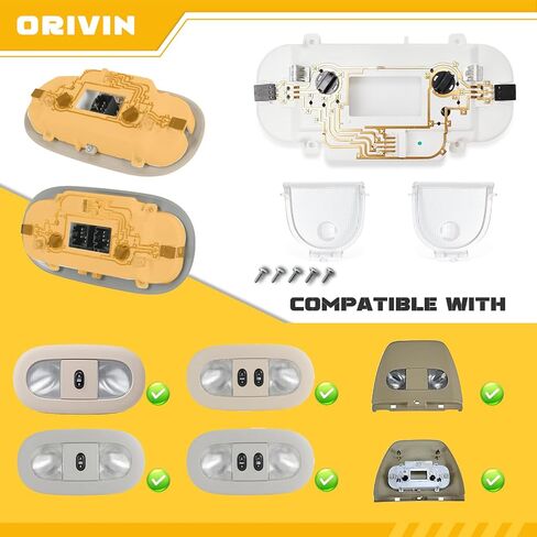 مجموعة لوحة دوائر وحدة التحكم العلوية مناسبة لـ 2004-2010 Ford F150 F250 F350 Lincoln Mark LT طقم إصلاح ضوء القبة الداخلي VM2396 829182 in Kuwait