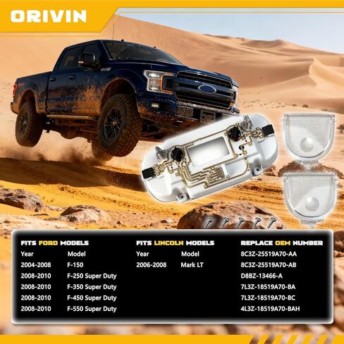 Overhead Console Circuit Board Assembly Fit for 2004-2010 Ford F150 F250 F350 Lincoln Mark LT Interior Dome Light Repair Kit VM2396 829182 in Saudi Arabia