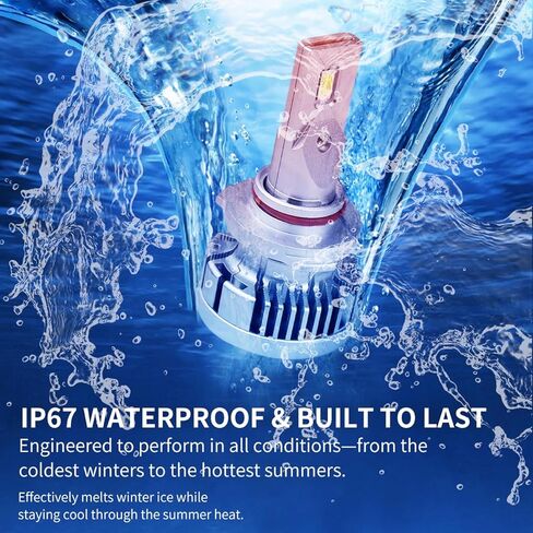 9012 مجموعة لمبات الشعاع المنخفض لعام 2007 نيسان ماكسيما التوصيل والتشغيل 6000K 22,000 لومن مع Canbus مدمج خالٍ من الأخطاء (عبوة من 2) ضوء الضباب in Kuwait