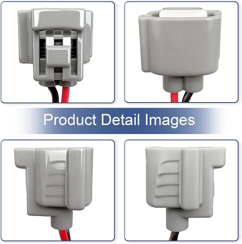 88988161 Windshield Washer Pump Connector Wiring Harness Compatible with Mazda 3 5 6 CX-5, Honda Accord/Civic/CR-V, Toyota Prius/Camry/Corolla/RAV4, Lexus & More Replaces S-1303,89046646 in Saudi Arabia