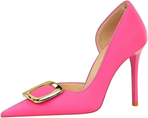 JOEupin نساء دورساي بكعب عالٍ مريح سهل الارتداء مغلق بمقدمة مدببة مثير مضخات عادية مكتب مساء أحذية الحفلات in Kuwait