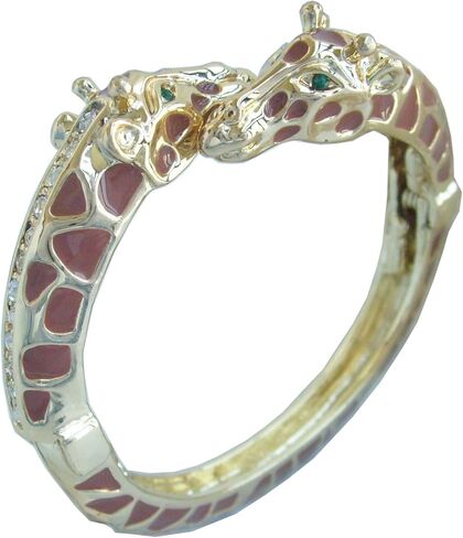 Unique Animal Giraffe Bracelet Bangle Cuff Clear Austrian Crystal in Saudi Arabia