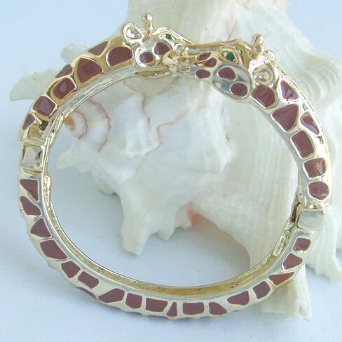 Unique Animal Giraffe Bracelet Bangle Cuff Clear Austrian Crystal in Saudi Arabia