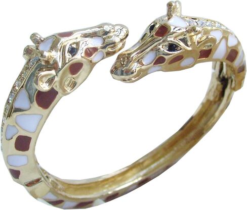 Unique Animal Giraffe Bracelet Bangle Cuff Clear Austrian Crystal in Saudi Arabia
