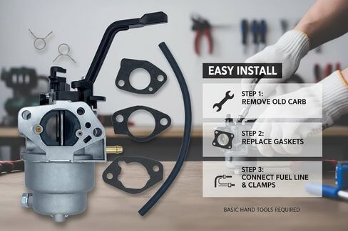Generator Carburetor Replacement For P27-1C 0J58620157 Fits 389cc 420cc Engines, 5500W 6500W 7500W 8000W Generac Models in Saudi Arabia