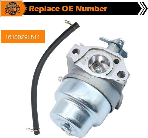 Carburetor with Pipe for Honda GCV170LA GCV200LA HRX217K6 HRN216 Engine Replaces OE: 16100Z9L811 in Kuwait