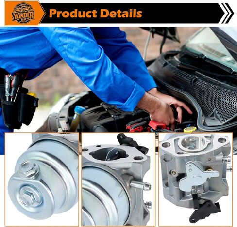 Carburetor with Pipe for Honda GCV170LA GCV200LA HRX217K6 HRN216 Engine Replaces OE: 16100Z9L811 in Kuwait