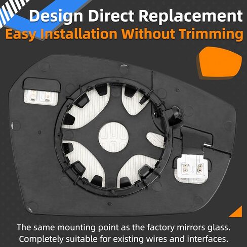 Driver Side Mirror Replacement for Ford Escape 2017 2018 2019 - Left Side Mirror Glass, Rear View Mirrors Glass with Power Heated in Saudi Arabia