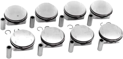 مجموعة المكبس والحلقة متوافقة مع محرك 5.5 لتر GAS M273 لـ CLK500 CLS500 E500 G500 ML500 GL500 R500 S500 CL500 06 15 in Kuwait