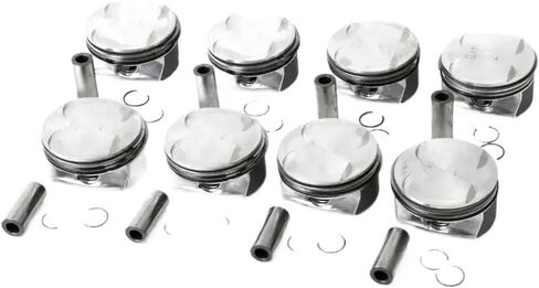 مجموعة المكبس والحلقة متوافقة مع محرك 5.5 لتر GAS M273 لـ CLK500 CLS500 E500 G500 ML500 GL500 R500 S500 CL500 06 15 in Kuwait