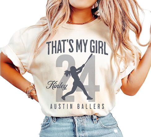 قميص LOVELYPOD المخصص لأم الكرة اللينة مع اسم الأطفال ورقم الجيرسي، قمصان الكرات اللينة للنساء، هدايا ماما الكرة اللينة in Kuwait