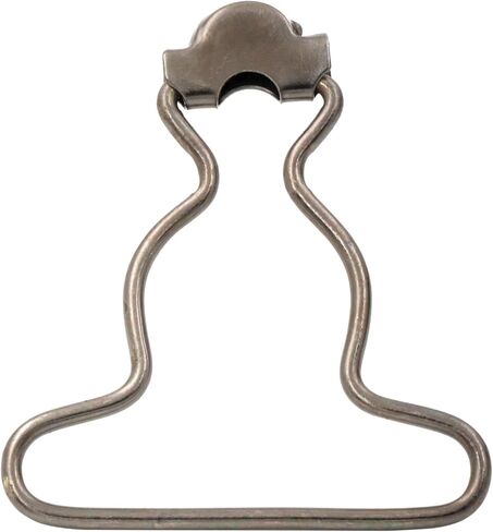 1.5" Inside Bottom Size Gun Black Dungaree Fastener Overall Clip Suspender Buckle Pack of 12 in Kuwait