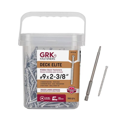 GRK 19238 AnglePro Hidden Deck Fastener #9 x 2-3/8 350CT in Kuwait