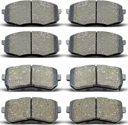 D1397 D1398 8pcs Front Rear Ceramic Brake Pads Set Fit For 2009 2010 2011 2012 Hyundai Elantra Touring, 2010 2011 2012 2013 KIA Forte, Forte Koup in Saudi Arabia