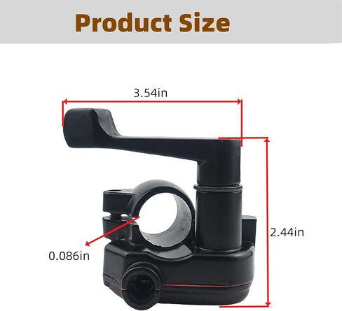 7/8 Inch 22mm Thumb Throttle Cable Accelerator Control Assembly for 50cc 70cc 90cc 110cc 125cc 250cc ATV Mini Quad in Kuwait