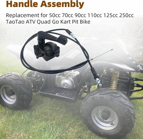 7/8 Inch 22mm Thumb Throttle Cable Accelerator Control Assembly for 50cc 70cc 90cc 110cc 125cc 250cc ATV Mini Quad in Kuwait
