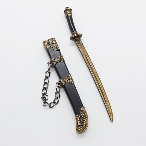 Mini Detachable Handle Keychain for Ancient Swords, Made of Alloy Material, Interesting Design,Creative Car Key Pendant in Saudi Arabia