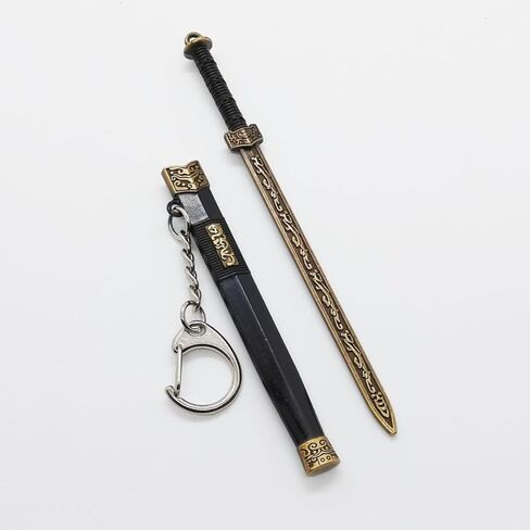 Mini Detachable Handle Keychain for Ancient Swords, Made of Alloy Material, Interesting Design,Creative Car Key Pendant in Saudi Arabia