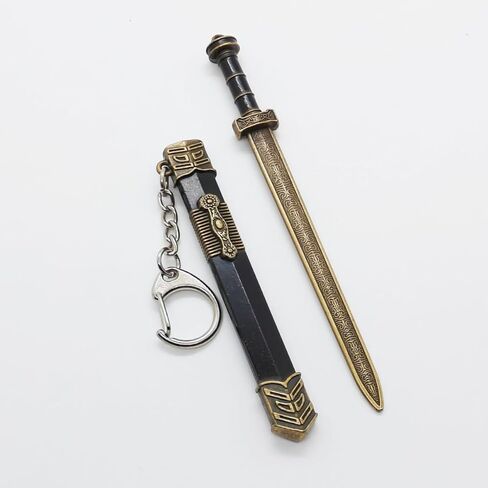 Mini Detachable Handle Keychain for Ancient Swords, Made of Alloy Material, Interesting Design,Creative Car Key Pendant in Saudi Arabia