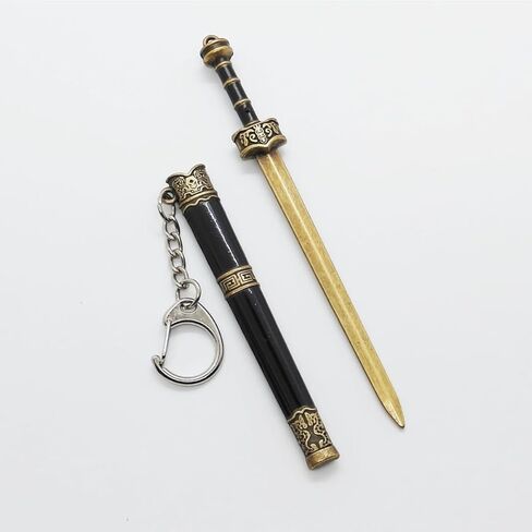 Mini Detachable Handle Keychain for Ancient Swords, Made of Alloy Material, Interesting Design,Creative Car Key Pendant in Saudi Arabia