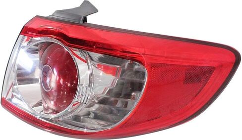 مجموعة مصابيح خلفية Garage-Pro لسيارة Hyundai Santa Fe 2010-2012 يتم تركيبها على هالوجين الجسم مع سائق لمبة وجانب الركاب، خارجي in Saudi Arabia
