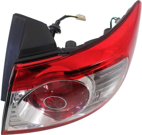 مجموعة مصابيح خلفية Garage-Pro لسيارة Hyundai Santa Fe 2010-2012 يتم تركيبها على هالوجين الجسم مع سائق لمبة وجانب الركاب، خارجي in Saudi Arabia
