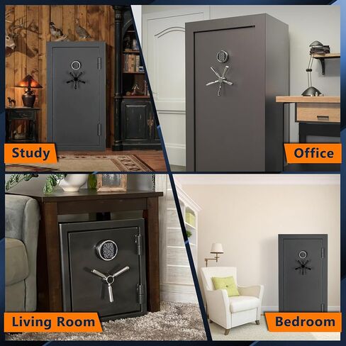 لوحة مفاتيح بديلة بقفل آمن إلكتروني من الكروم مع قفل الملف اللولبي، وصندوق آمن عالي الأمان والمزيد in Kuwait