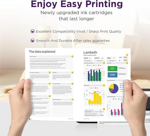 خراطيش حبر 936 936XL متوافقة مع مجموعة خراطيش الحبر HP 936 936e 936XL التي تعمل مع طابعات OfficeJet Pro 9110، 9120، 9130، 9730، 9720 (4 حزم، BK/C/Y/M) in Kuwait