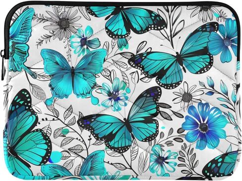 Witchy Moth Flower (3) Laptop Sleeve 15.6 inch, Protective Laptop Case Briefcase Notebook Cover Carrying Computer Bag for Travel Work in Saudi Arabia