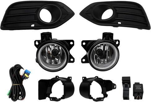 Pair Fog Light Assembly Compatible with HRV HR-V 2019 2020 2021 2022 Left and Right Side Halogen Lamp w/Covers + Switch Harness 71108T7AJ00 71105T7AJ10 in Saudi Arabia