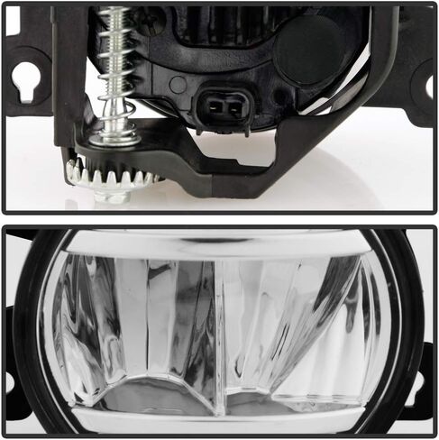 ACANII - For 2019-2021 Honda Civic Coupe/Sedan LED Bumper Fog Lights Driving Lamps w/Switch Pair Set Assembly Left+Right in Saudi Arabia