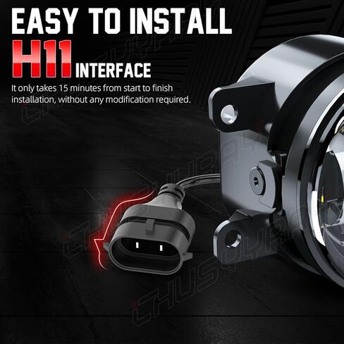 CHUSYYRAY 3.5 بوصة متوافق مع Nissan Pathfinder Fog Light 2005 2006 2007 2008 2009 2010 2011 2012، مجموعة مصابيح الضباب الأمامية LED، 6000K 500% أبيض أكثر سطوعًا، حزمة من 2 in Saudi Arabia