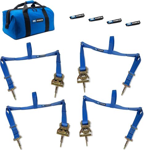 Mac's Tie-Downs Large Adjustable UTV Tire Net Pack (Blue) in Kuwait