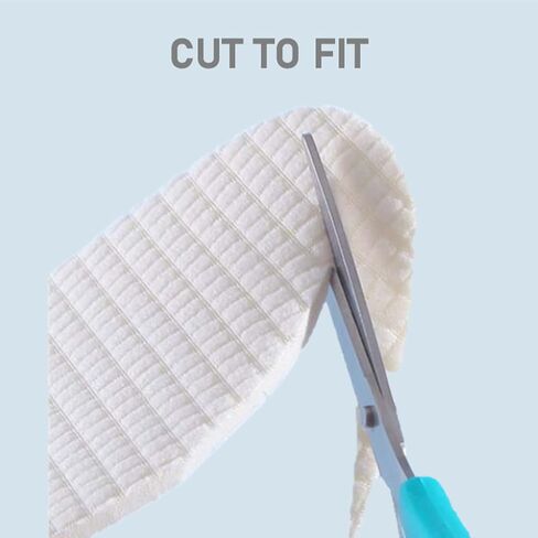 زوجان من النعال الداخلية المصنوعة من قطن تيري المريح للأطفال من VivoFoot، حشوات مسامية مضادة للروائح الكريهة، وسادات أحذية بديلة يومية بمقاس مناسب (حتى 23 سم) in Kuwait