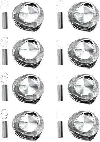 مجموعة حلقات مكبس المحرك مكونة من 8 قطع 8W93-6K109-AA 8W93-6K109-BA 8W93-6K110-BA 508PN AJ133 متوافق مع XJ 508PN 5.0L in Kuwait