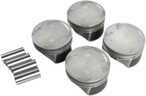 Piston and Piston Ring Set Compatible with 2011-2016 GT 1.8L Engines – Includes Parts 23041-2E100, 23040-2E000, 23040-2E001 in Kuwait