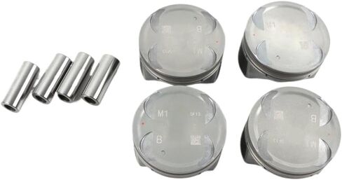 Piston and Piston Ring Set Compatible with 2011-2016 GT 1.8L Engines – Includes Parts 23041-2E100, 23040-2E000, 23040-2E001 in Kuwait