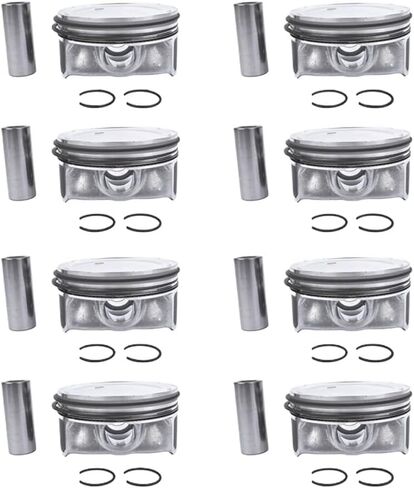 مكبس محرك بحلقات 8 قطع متوافق مع F Type XFR XF XK XKR XJ XJR LR4 AJ133 AJ133 5.0 V8 STD in Kuwait