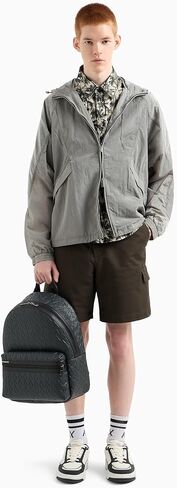 Armani Exchange Men's Short Sleeve Oversized Fit All Over Floral Shirt in Saudi Arabia