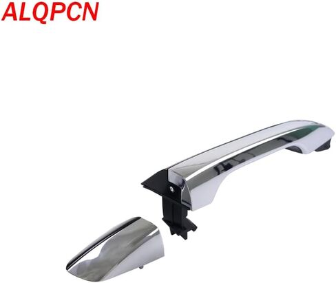 Rear Right Exterior Door Handle Chrome with Black Painted Compatible with Kia Optima 2016-2019 in Saudi Arabia