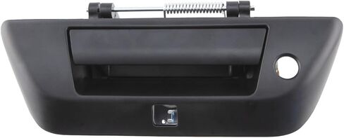 RLB-HILON Tailgate Handle Compatible with Nissan Titan 2017 2018 2019 2020 2021 2022 2023 2024 Year, Textured Black Color, with Camera Hole in Saudi Arabia