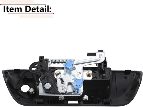 RLB-HILON Tailgate Handle Compatible with Nissan Titan 2017 2018 2019 2020 2021 2022 2023 2024 Year, Textured Black Color, with Camera Hole in Saudi Arabia