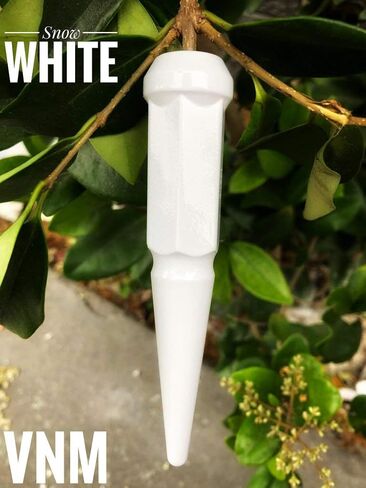 32 قطعة من صواميل العروة البيضاء M14x1.5 - مطلية بالمسحوق - بطول 4.5 بوصة مع شاحنات Ford 2003-2016 F-250 F-350 in Kuwait