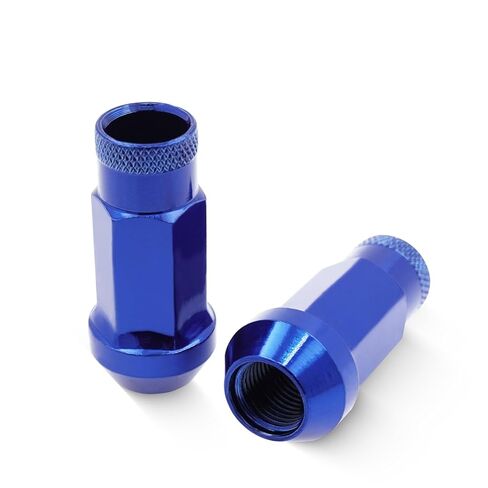 EZAccessory 1/2 "صواميل موالف ممتدة 20 قطعة + مفتاح سباق أزرق نهاية مفتوحة لفورد موستانج 64-14 رينجر 5 العروة إكسبلورر in Saudi Arabia