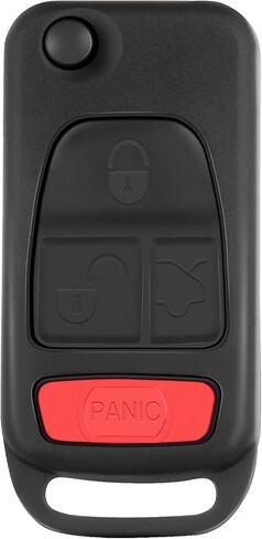 ECCPP 1PCS Replacement Uncut Keyless Entry Remote Control Car NCZMB1K Compatible with Mercedes-Benz AMG/ SL600/ ML430 94-2005 4 Buttons Key Fob Shell Case Replacement in Saudi Arabia
