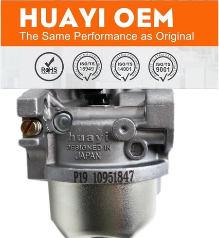 Huayi OEM Carburetor Compatible with Legend Force LF20212RTG 212cc Gas Rear Tine Tiller Part# 25413964 Replacement Carb in Saudi Arabia