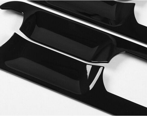 ALP سلسلة سوداء لامعة 8 قطع مقبض الباب الخلفي غطاء لوحة الوعاء متوافق مع 2015-2020 F-150 F-250 F-350 SuperDuty in Kuwait